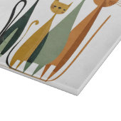 ミッドセンチュリーキャットカットボード、ガラス切断ボード カッティングボード (角)