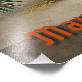 ミッドセンチュリークリスマスカクテルパーティーハッピーアワー フォトプリント            (角)