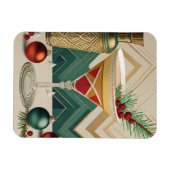 ミッドセンチュリークリスマスカクテルパーティーハッピーアワー マグネット (横)