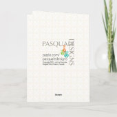 ミッドセンチュリークリスマスカード カード (裏面)