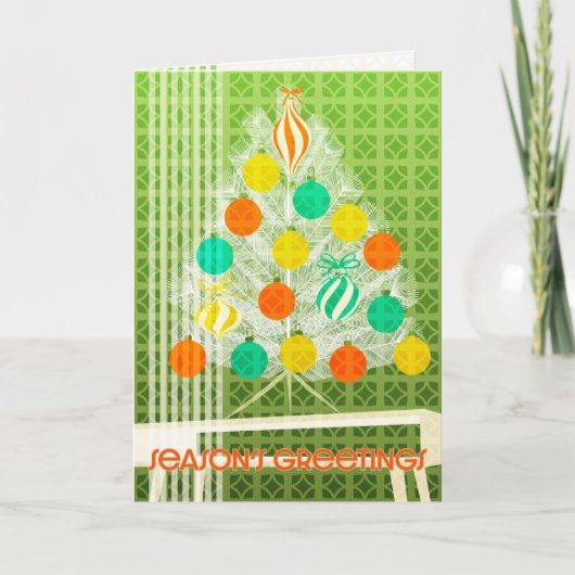 ミッドセンチュリークリスマスカード カード (正面)