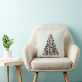 ミッドセンチュリークリスマスツリー クッション (椅子)
