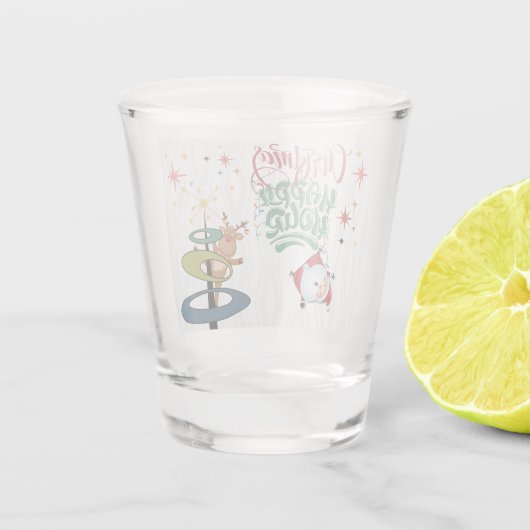 ミッドセンチュリークリスマスハッピーアワー ショットグラス (裏面)