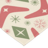 ミッドセンチュリークリスマスブーメランダイヤモンド テーブルクロス (アングル)