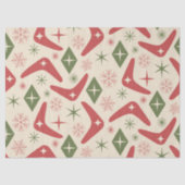 ミッドセンチュリークリスマスブーメランダイヤモンド 薄葉紙 (正面)