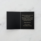 ミッドセンチュリークリスマス カード (内部)