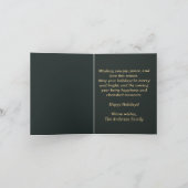 ミッドセンチュリークリスマス カード (内部)