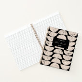 ミッドセンチュリーグランジサークル&スクリプト名 ノートブック (内部)