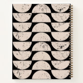 ミッドセンチュリーグランジサークル&スクリプト名 ノートブック (裏面)