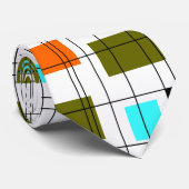 ミッドセンチュリーグリッド ネクタイ (ロール)