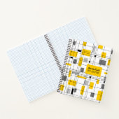 ミッドセンチュリーグリッド ノートブック (内部)