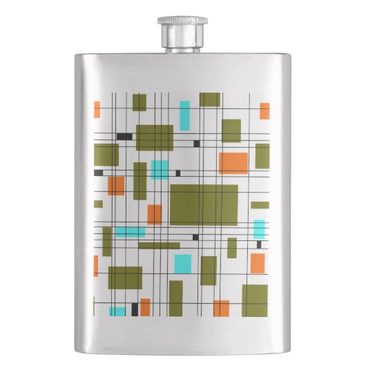 ミッドセンチュリーグリッド フラスク (正面)