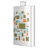 ミッドセンチュリーグリッド フラスク (左)