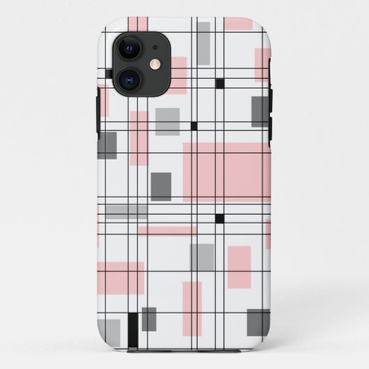 ミッドセンチュリーグリッド Case-Mate iPhoneケース (裏面)