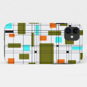 ミッドセンチュリーグリッド Case-Mate iPhoneケース (裏面(横))