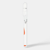 ミッドセンチュリーグレーパターンチェアシルエット Case-Mate iPhoneケース (裏面 / 左)