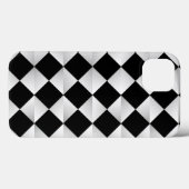 ミッドセンチュリーサテンダイヤモンド – 白黒 Case-Mate iPhoneケース (裏面 (横))