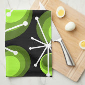 ミッドセンチュリーサークルスターバストシャルトゥルーズ キッチンタオル (四つ折り)