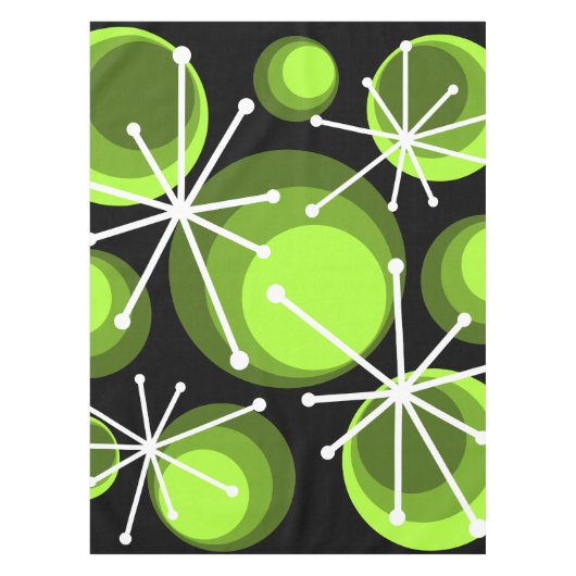 ミッドセンチュリーサークルスターバストシャルトゥルーズ テーブルクロス (正面)