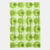 ミッドセンチュリーサークル キッチンタオル (縦)