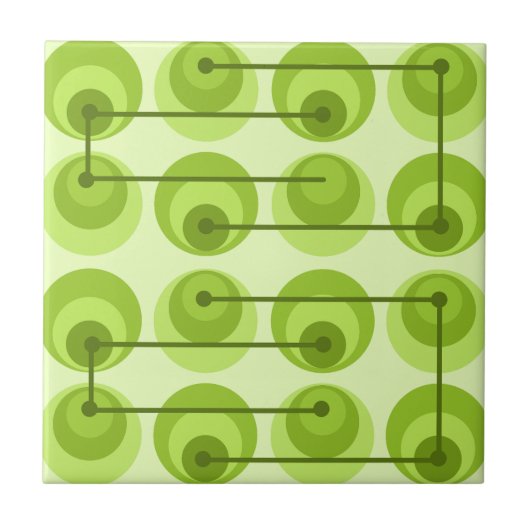 ミッドセンチュリーサークル タイル (正面)