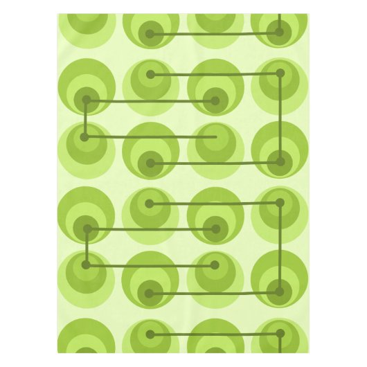 ミッドセンチュリーサークル テーブルクロス (正面)