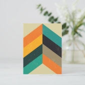 ミッドセンチュリーシェブロン ポストカード (スタンド正面)