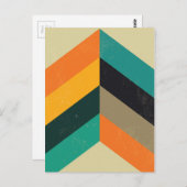 ミッドセンチュリーシェブロン ポストカード (正面/裏面)