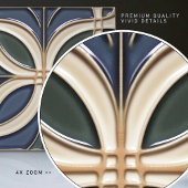 ミッドセンチュリーシンメトリオーガニックアールデコベルエポック タイル