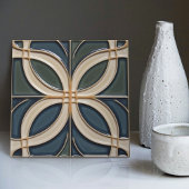 ミッドセンチュリーシンメトリオーガニックアールデコベルエポック タイル