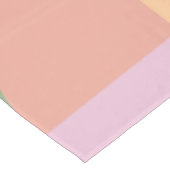 ミッドセンチュリージオメトリックデザイングリーンイエローピンク テーブルクロス (アングル)