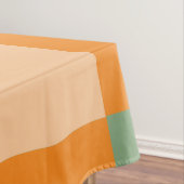 ミッドセンチュリージオメトリックデザイングリーンイエローピンク テーブルクロス (インサイチュ)