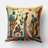 ミッドセンチュリージャズエイジカルテット クッション (正面)