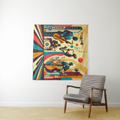 ミッドセンチュリージャズエイジカルテット タペストリー (インサイチュ(横))