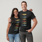 ミッドセンチュリースウェーデンの暗い魚 Tシャツ (ユニセックス)