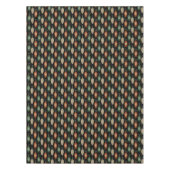 ミッドセンチュリースカンジナビアオーナメントメディア テーブルクロス (正面)