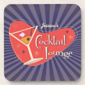 ミッドセンチュリースタイルカクテルラウンジ コースター (正面)