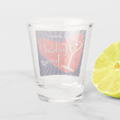 ミッドセンチュリースタイルカクテルラウンジ ショットグラス (裏面)