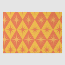 ミッドセンチュリースターバストオンオレンジアンバーダイヤモンド