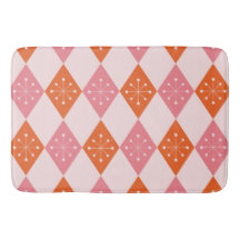 ミッドセンチュリースターバストオンオレンジピンクダイヤモンド