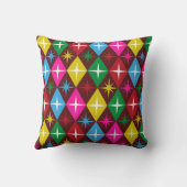 ミッドセンチュリースターバストオンハーレクインダイヤモンド クッション (裏面)