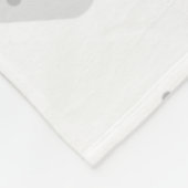 ミッドセンチュリースターバストダイヤモンドライトグレー フリースブランケット (角)