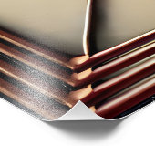 ミッドセンチュリーステンドグラス2オリーブマルティーニ フォトプリント            (角)