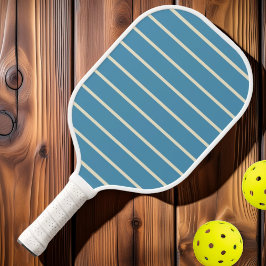 ミッドセンチュリーストライプのアクアスプラッシュカラー ピックルボールラケット