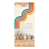 ミッドセンチュリーストライプクリエイティブマーケティングラックカード ラックカード (正面)