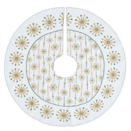 ミッドセンチュリーストライプスターバストカスタムカラー ブラッシュドポリエステルツリースカート