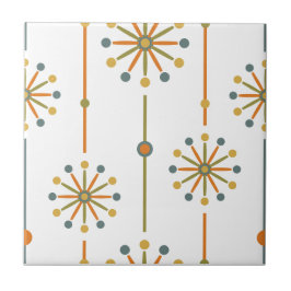 ミッドセンチュリーストライプスターバストカスタムカラーSVG タイル