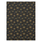 ミッドセンチュリーストライプスターバストカスタムカラーSVG テーブルクロス (正面)