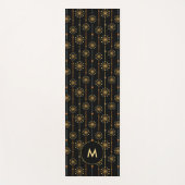 ミッドセンチュリーストライプスターバストカスタムカラーSVG ヨガマット (正面)