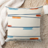 ミッドセンチュリーストライプ クッション (ブランケット)